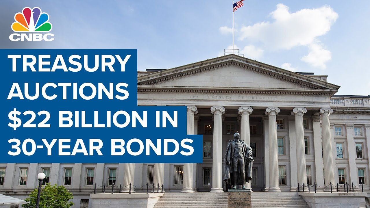 Treasury auctions 22 billion in 30year bonds Auctionier